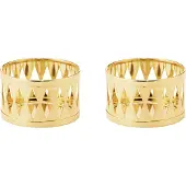Georg Jensen warmtelichthouder 2026 Goud, 2-pack