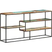vidaXL Dressoir 150x30x75 cm massief gerecycled hout