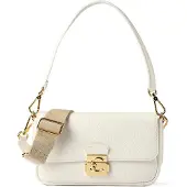 Coccinelle C-Me Lock Handtas Van Gegrained Leder