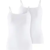 Falke Singlet Women Daily Comfort White (2-Pack)-S
