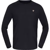 Norrøna - Femund PureUll L/S - Merinoshirt L, zwart