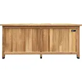 Axi Milo houten Opbergbox - Buin - Opbergkist voor onder de overkapping of in huis met bodem en slot - Opbergkist voor tuingereedschap, kussens - 160x70x62cm