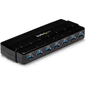 StarTech.com ST7300USB3B - 7 Port SuperSpeed USB 3.0 Hub - Deskt