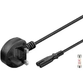 Techtube Pro Voedingskabel C7 naar Britse stekker - 250 V/2,5 A
