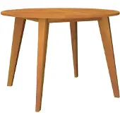vidaXL Tuintafel Ø110x75 cm massief acaciahout