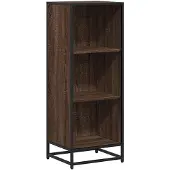 vidaXL Boekenkast 40x35x107,5 cm bewerkt hout bruin eikenkleur
