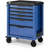 HBM gereedschapswagen 6 laden, 70,8 cm, blauw
