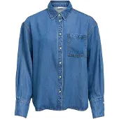Object Blouse 'OBJFrame' blauw denim