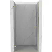 Mexen Lunar-B draaideur douchedeur links 70 , transparant, goud - 832-070-000-50-00-L