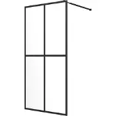 vidaXL Inloopdouchewand 90x195 cm transparant gehard glas