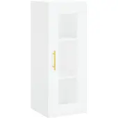 vidaXL Bovenkast 34,5x34x90 cm wit