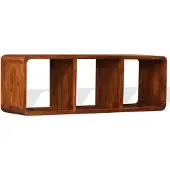 vidaXL Tv-meubel 120x30x40 cm massief hout met honingafwerking