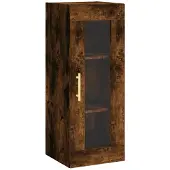 vidaXL Bovenkast 34,5x34x90 cm gerookt eikenkleurig