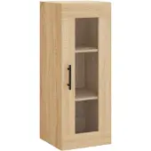vidaXL Bovenkast 34,5x34x90 cm sonoma eikenkleurig
