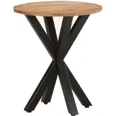 vidaXL Bijzettafel 48x48x56 cm massief acaciahout