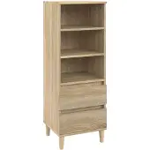 vidaXL Hoge kast 40x36x110 cm bewerkt hout sonoma eiken