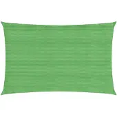 vidaXL Zonnezeil 160 g/m² 4x7 m HDPE lichtgroen
