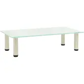 vidaXL Tv-meubel 60x35x17 cm gehard glas mat