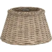 vidaXL Lampenkap Ø50x30 cm wicker bruin