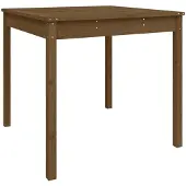 vidaXL Tuintafel, honingbruin, 82,5 x 82,5 x 76 cm, massief grenenhout