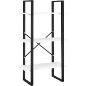 vidaXL Opbergrek 60x30x105 cm bewerkt hout wit