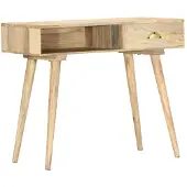 vidaXL Wandtafel 90x45x75 cm massief mangohout