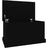 vidaXL Opbergbox 70x40x38 cm bewerkt hout zwart
