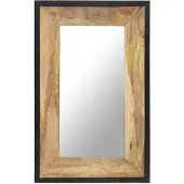 vidaXL Spiegel 80x50 cm massief mangohout