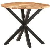 vidaXL Bijzettafel 68x68x56 cm massief acaciahout