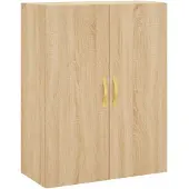 vidaXL Wandkast 69,5x34x90 cm sonoma eikenkleurig