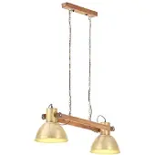 vidaXL Hanglamp industrieel 25 W E27 109 cm messingkleurig