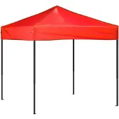vidaXL Partytent, opvouwbaar, rood, 2x2 meter