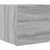 vidaXL Tv-wandmeubel 30,5x30x30 cm grijs sonoma eikenkleurig