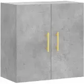 vidaXL Wandkast 60x31x60 cm bewerkt hout betongrijs