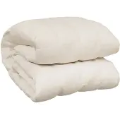 vidaXL Verzwaringsdeken 200x225 cm 9 kg stof lichtcrèmekleurig