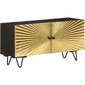 vidaXL Tv-meubel 90x30x45 cm massief mangohout
