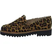 Paul green Mocassins 'Slipper Damen 2694-106 Echtleder in braun' bruin