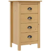 vidaXL Dressoir Hill 46x35x80 cm massief grenenhout