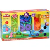 Play-Doh Hasbro klei speelgoed Toolkit met 30 onderdelen en 10 potjes.