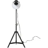 vidaXL Vloerlamp, 25W, zwart, 35x35x65/95 cm, E27