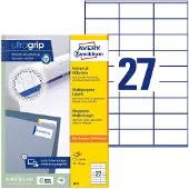 Avery Zweckform A4 70x32 Mm Stickers Transparant Kinderen