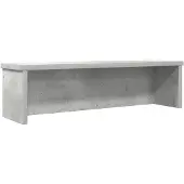 vidaXL Keukenrek stapelbaar 60x15x16 cm bewerkt hout betongrijs