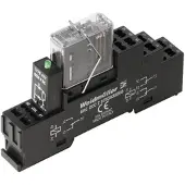Weidmuller RCIKITZ 24VDC 2CO LD/FG Relaismodule (modulair) Nominale spanning: 24 V/DC Schakelstroom (max.): 6 A 2x wisselcontact Package 10 stuk(s)