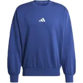 Adidas Sweatshirt 'Essentials Feelcozy' donkerblauw / wit