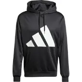 Adidas Trainingspak 'BIG LOGO HOODED' zwart / wit