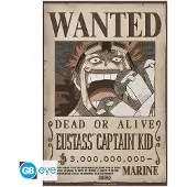 GB eye Poster One Piece - Poster Wanted Kid Wano 38x52cm