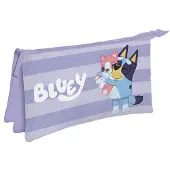 Manenti Bluey Puppy etui met 3 vakken, 22 cm