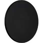 Globo Strakke wandlamp Lamont zwart