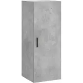 vidaXL Bovenkast 34,5x34x90 cm betongrijs