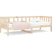 vidaXL Slaapbank zonder matras 90x190 cm massief grenenhout